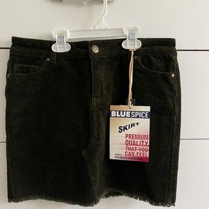 Blue Spice Mini Skirt